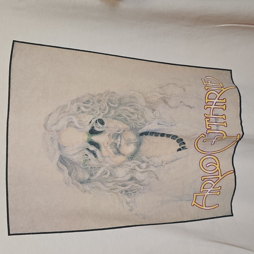 Vintage Single Stitch Arlo Guthrie Light Pink Shirt - Picture 2 of 7